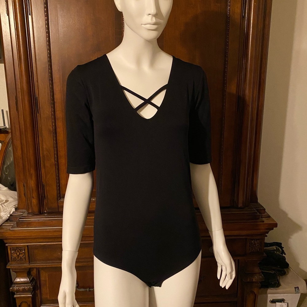 Black Stretchy Bodysuit